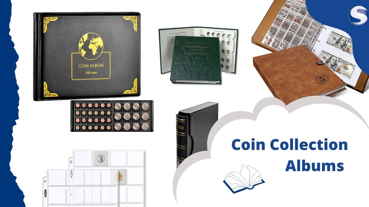 Coin Collection Supplies Book for Collectors, 300-coin Collection  Album-Black