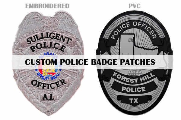 Police Patch Embroidered Iron/Sew-On Badge Policeman Officer Fancy Dress/logo