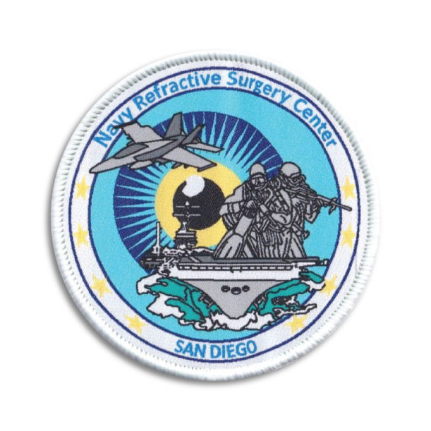 navy patch, woven patch