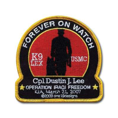 K9 USMC Patch