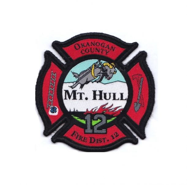 patch type: woven, for a fire department in -Mt. Hull