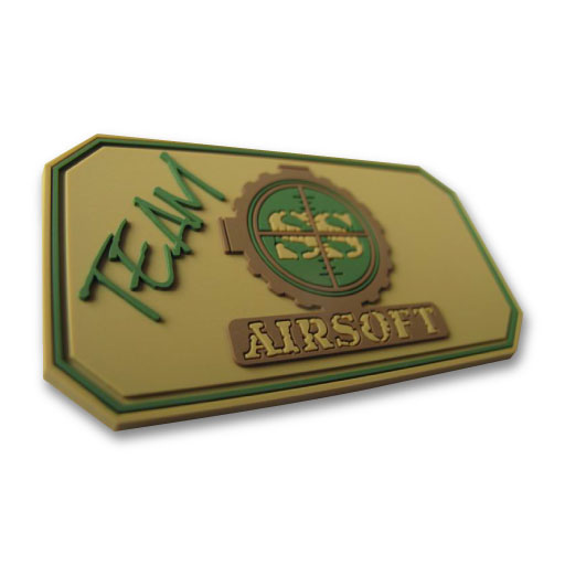 Airsoft SS Team 2D PVC Patch