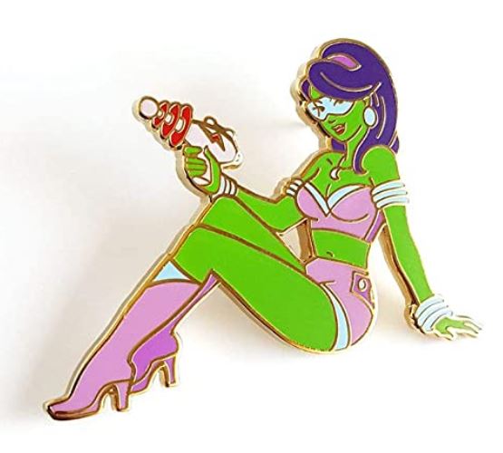 Alien Girl Lapel Pin