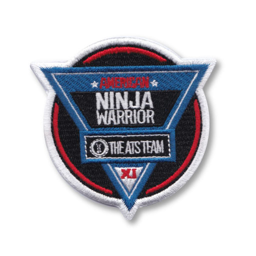 embroidered american ninja patch