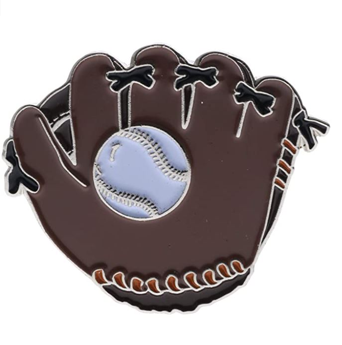 Baseball Glove Hat or Lapel Pin
