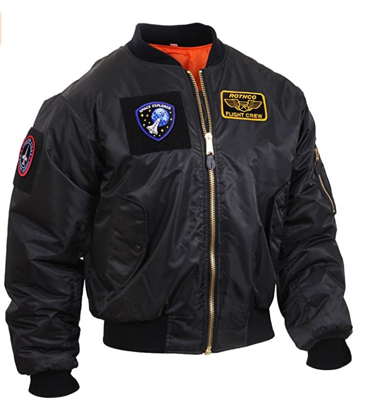 Black Jacket with Patches 2