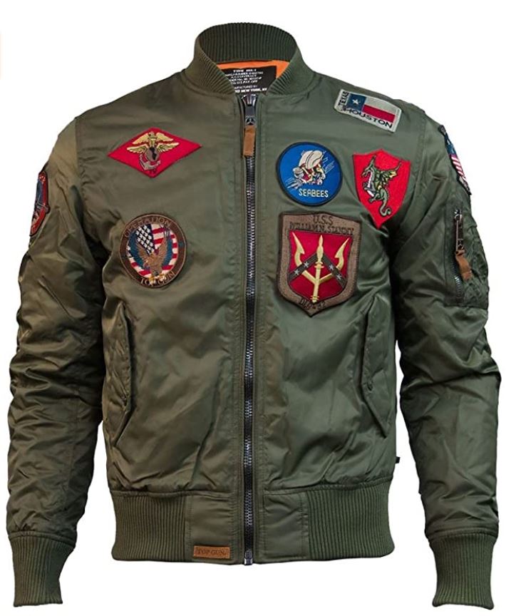 Bomber Jacket with Patches