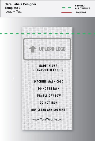 Free Editable Clothing Tag Templates