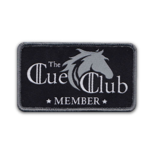 the cue club member patch