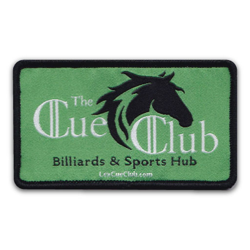 the cue club promotional patch