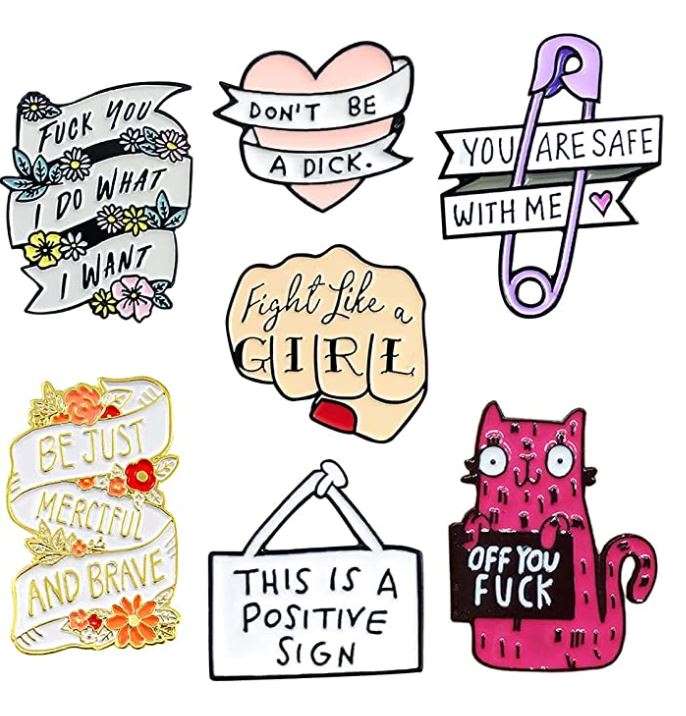Cool Feminist Pins 