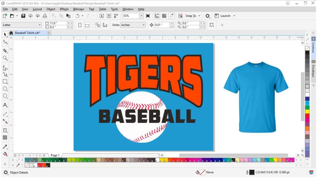 Corel Draw Clothing Design