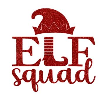 ELF Squad Iron On Decals