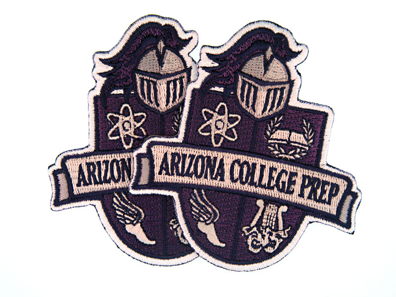 embroidered patch arizona college