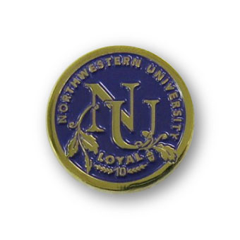 university lapel pin finishes-gold