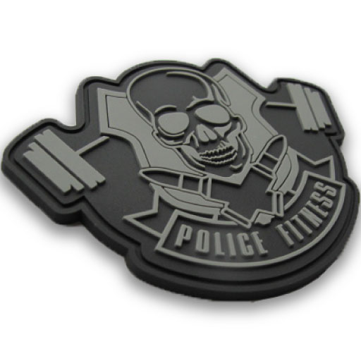 Crossfit Pvc Patch BLACK Background