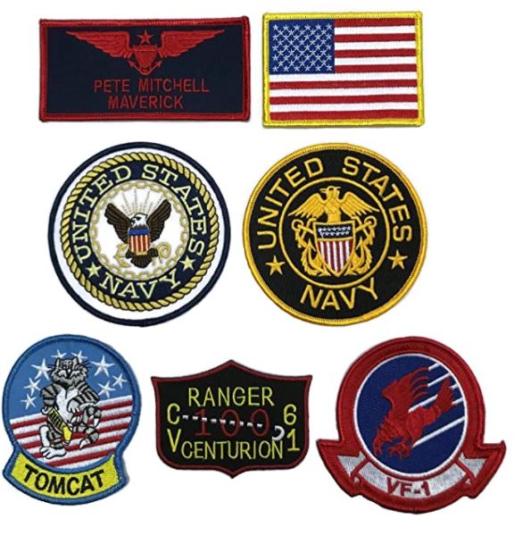 Flight Suit Tomcat patch Set of 7