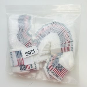 american flag woven labels pack of 100
