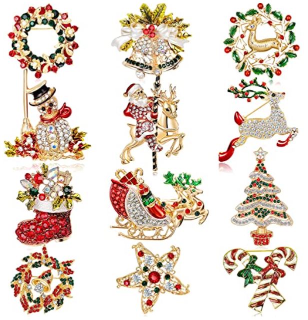 Jewelry Christmas Pins
