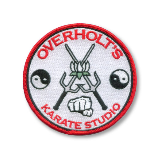 ex showroom samples karate embroidered badge/patches Clearance Offer