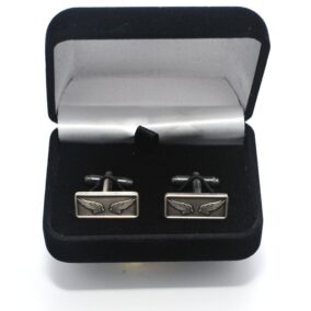 cuff link in velvet box