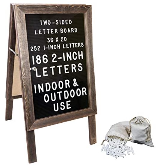 Letter Board Sign idea 1