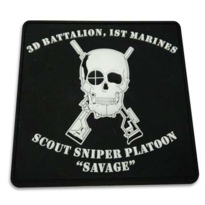 battalion marines sniper platoon pvc patch