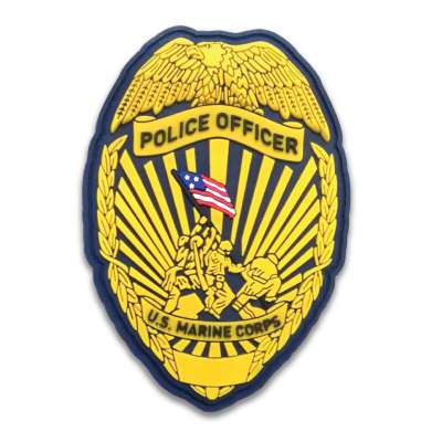 us marine corps police officer badge