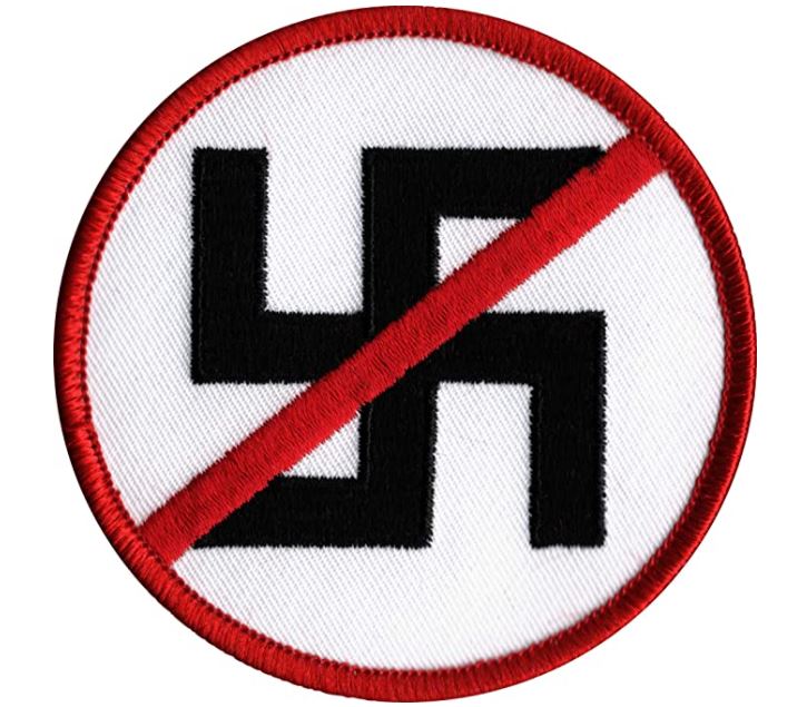 No Nazi Embroidered Patch