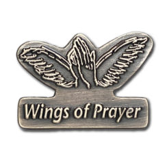 Prayer Die Struck Antique Pin
Wings of Prayer