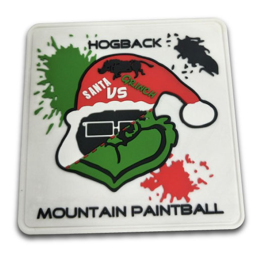 paintball pvc rounded patch