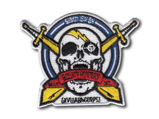 round punisher skull tactical badge embroidery