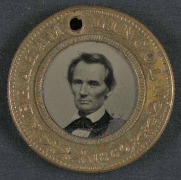 abraham-lincoln-hannibel-hamlin-campaign-button political pin