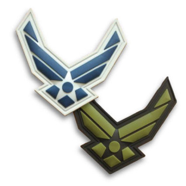 custom air force patches Custom Air Force embroidered and PVC patches for uniforms and morale gear.