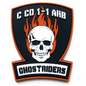 army-motorcycle-ghostriders-pvc-patch