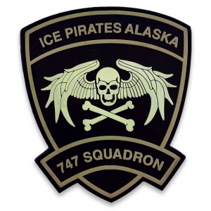 Flight Suit Glow In the Dark PVC Air Squadron Patch