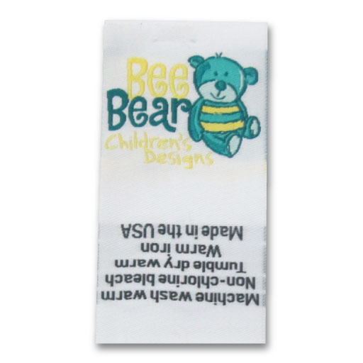 bear logo clothing labels