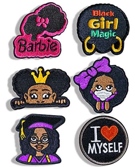 black girl magic embroidered patches LOW