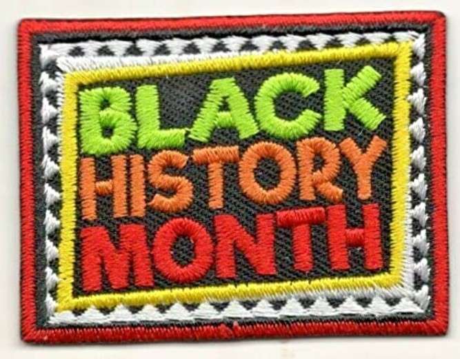 black history month patches LOW