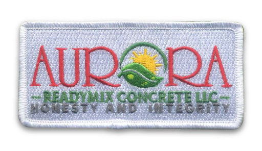 aurora embroidered patch