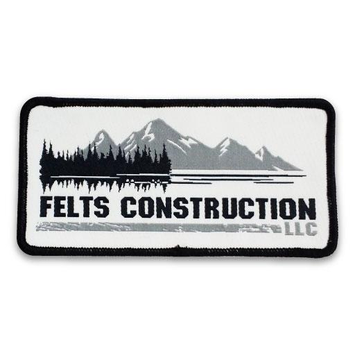 felts construction embroidered patch