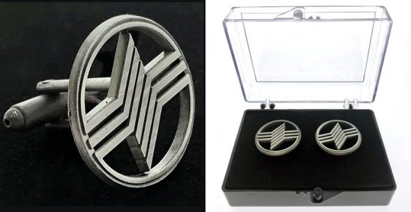 custom logo cufflinks with acrylic box