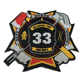 FIREFIGHTER Mini Badge LAPEL PIN FD County of ORANGE California CA Fire Dept
