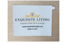 Atlanta Furniture & Design Store — Woven, 5"x4", Adhesive Backing