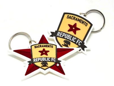 custom soccer keychains