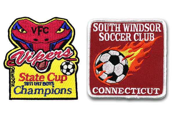 Embroidered badges & patches  custom embroidered badges - Your Football  Club