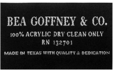 damask woven label, custom woven label