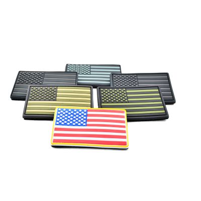 PVC American Flag Patches