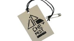 Custom Hang tags with Strings: Your Hang Tags Can Come Pre-Strung.

Hang tags come in varies thicknesses and can be square cut or die cut to the shape of the design.</p>

A standard thickness is 14PT. 18PT thickness is more substantial and 22PT is very thick.

A 2-sided hangtag will be thicker than a 1-sided hang tag. A hole size of 1/8" is standard and can be placed pretty much anywhere on the edge of the hang tag.