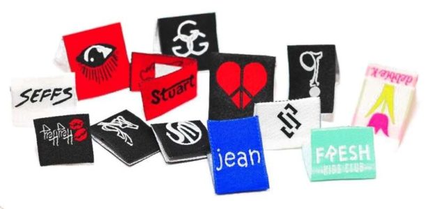 Custom t-shirt neck tag and hem clothing tags